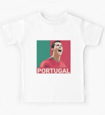 Ronaldo Portugal 2018 World Cup fan artwork Kids Tee