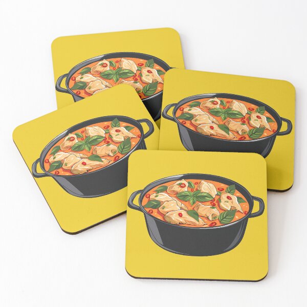 Item preview, Pollo al curry rojo tailandés designed and sold by sakurashorty.