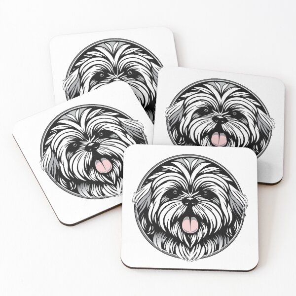 Item preview, White Fluffy Dog designed and sold by DickinsonDesign.