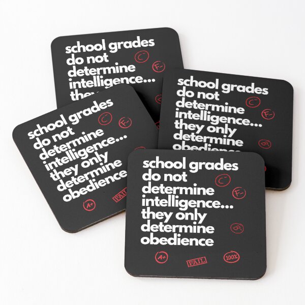 Item preview, SCHOOL GRADES DO NOT DETERMINE INTELLIGENCE... designed and sold by inaDream.