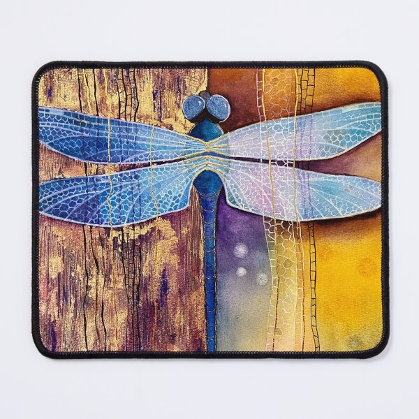 Item preview, Golden dragonfly designed and sold by MistyLakeArt.