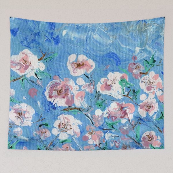 Item preview, Spring Blossoms Paint Pour: One designed and sold by LymphomaLass.