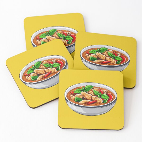 Item preview, Pollo al curry rojo tailandés designed and sold by sakurashorty.