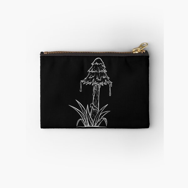 Item preview, Inkcap mushroom shaggy mane b/w designed and sold by danielasynner.