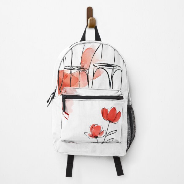 Item preview, Café du Coin - A Serene Corner in Brushstrokes designed and sold by fluidwatercolor.