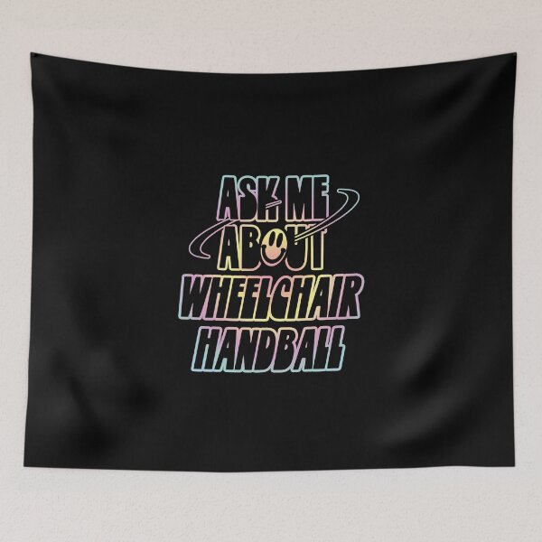Item preview, Ask Me About Wheelchair Handball designed and sold by orlumbuspirate.