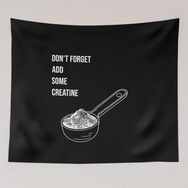 Item preview, Dont forget add some creatine monohydrate Workout Gear  designed and sold by These_Prints.