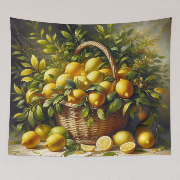Item preview, Beautiful Basket of Lemons designed and sold by BingysBarn.