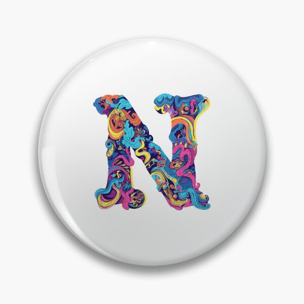 Item preview, The naughty and noble letter N designed and sold by stickermepink.