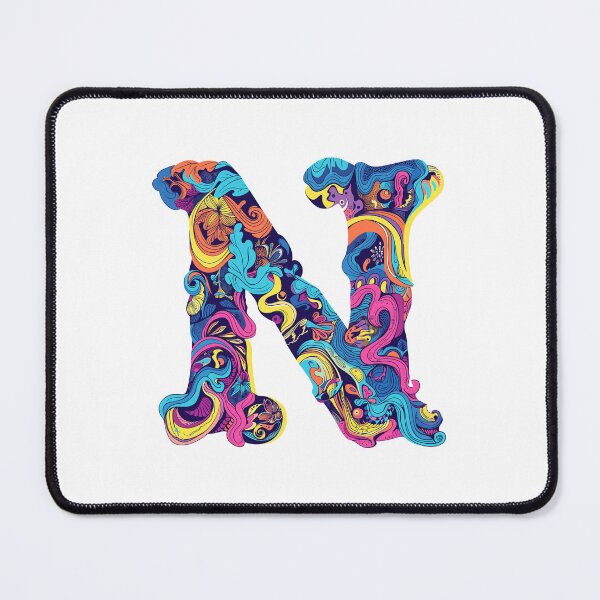 Item preview, The naughty and noble letter N designed and sold by stickermepink.