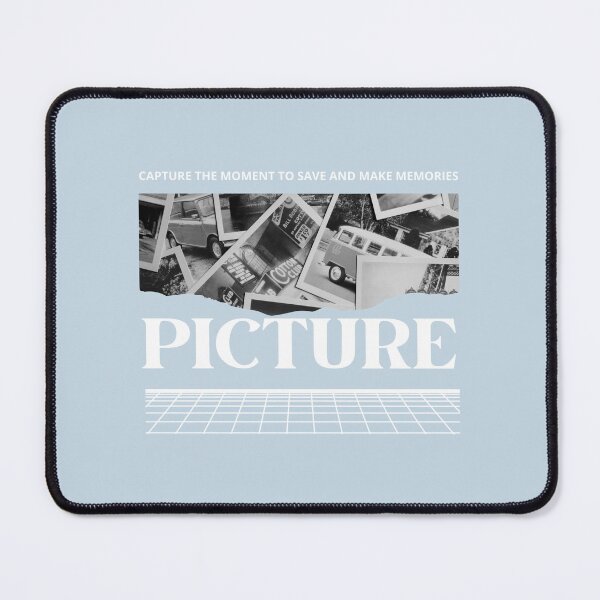 Item preview, Picture - Capture the Moment to Save and Make Memories | Pastel Blue Background designed and sold by RM-Journey.