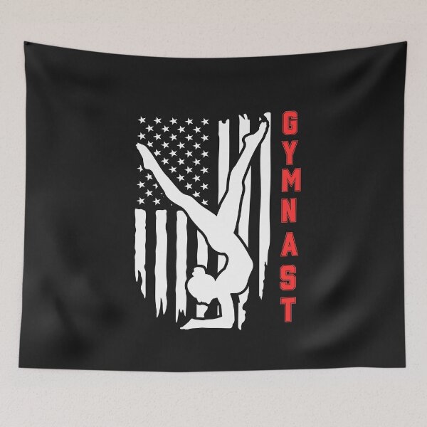 Item preview, American Flag Gymnast Design designed and sold by AlienOccupation.