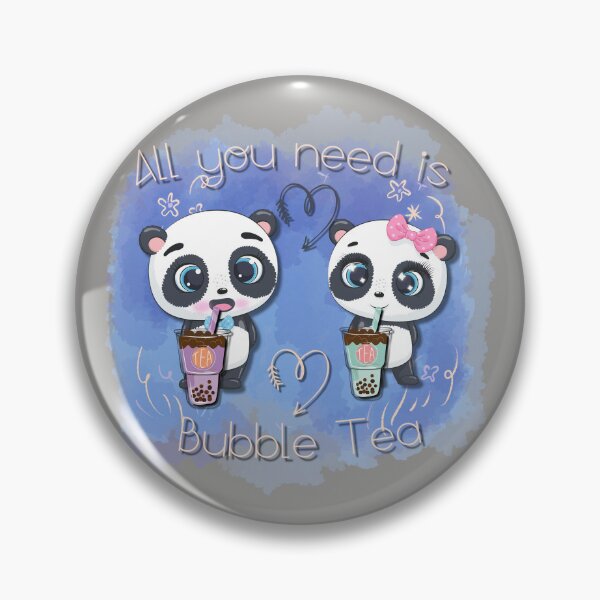 Item preview, Bubble Tea, sweet panda, funny pandas, All you need is Bubble Tea, Panda,  flower, designed and sold by GOLDENGARDENART.