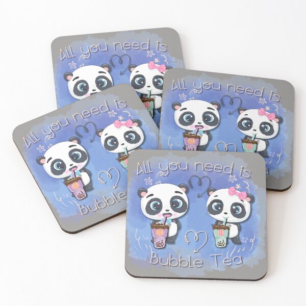 Item preview, Bubble Tea, sweet panda, funny pandas, All you need is Bubble Tea, Panda,  flower, designed and sold by GOLDENGARDENART.