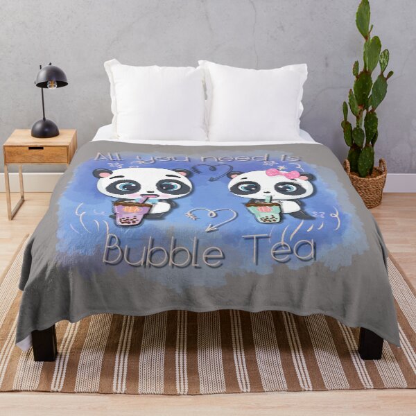 Item preview, Bubble Tea, sweet panda, funny pandas, All you need is Bubble Tea, Panda,  flower, designed and sold by GOLDENGARDENART.