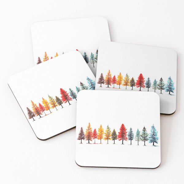 Item preview, Colorful trees designed and sold by LianeLamoglia.