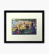 Sunday Afternoon with Three Headed Monkey making mess (Monkey Island) Framed Print