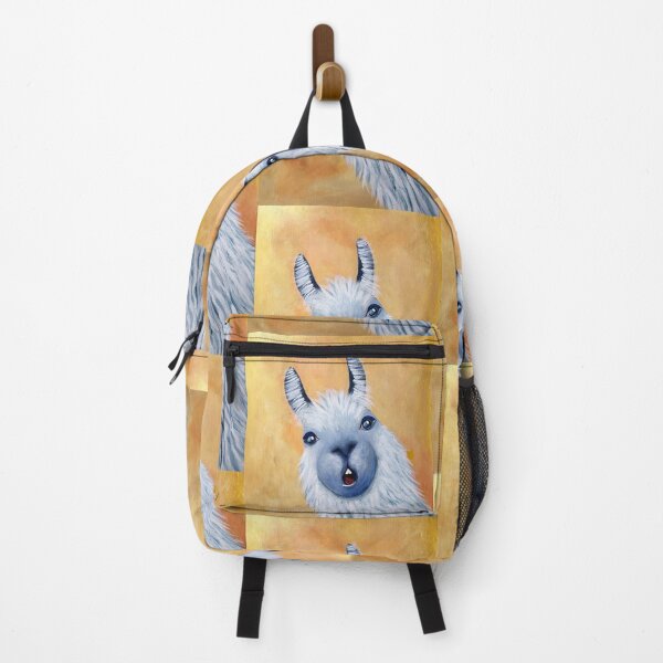 Item preview, Stunned and surprised llama original painting designed and sold by norascorner.