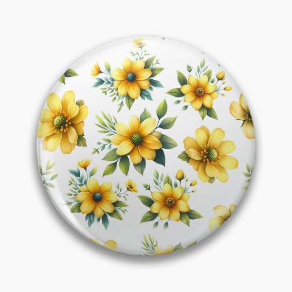 Item preview, Spring yellow flowers seamless pattern | Blossom background designed and sold by Katarzyna Dembek.