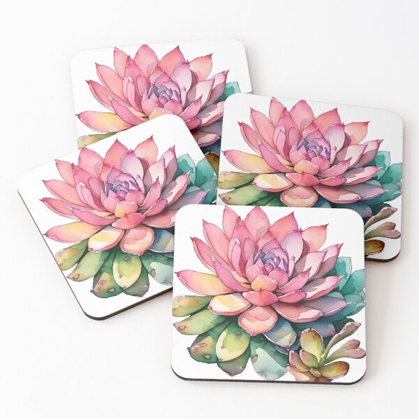 Item preview, Pastel Rainbow Succulent designed and sold by CriaCreative.