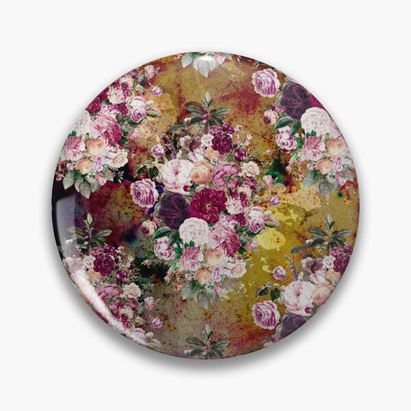 Item preview, Flowers in a diamond floral pattern, decorative pattern, modern design, flowers repeat pattern, multicoloured yellow floral   designed and sold by ZeinabTaha.