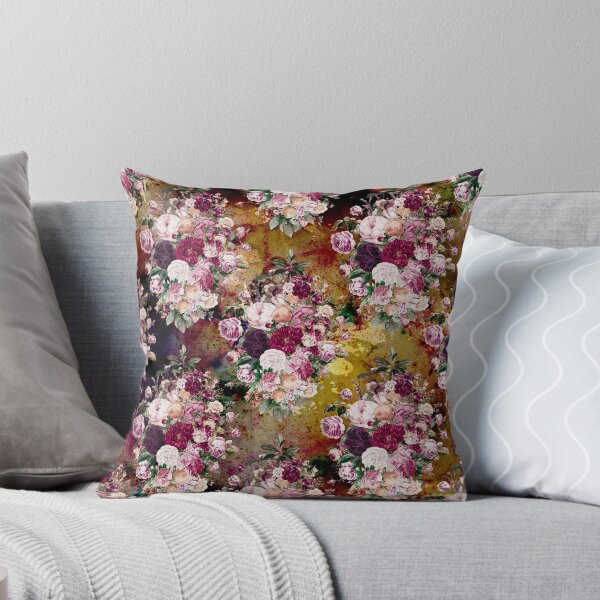 Item preview, Flowers in a diamond floral pattern, decorative pattern, modern design, flowers repeat pattern, multicoloured yellow floral   designed and sold by ZeinabTaha.