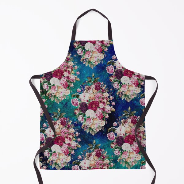 Item preview, Flowers in a diamond floral pattern, decorative pattern, modern design, flowers repeat pattern, blue turquoise floral   designed and sold by ZeinabTaha.