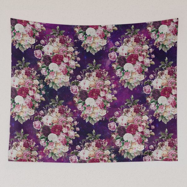 Item preview, Flowers in a diamond floral pattern, decorative pattern, modern design, flowers repeat pattern, purple floral   designed and sold by ZeinabTaha.