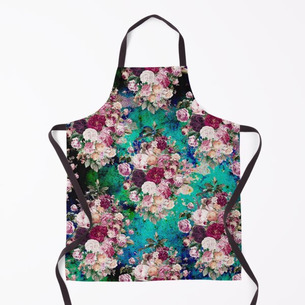Item preview, Flowers in a diamond floral pattern, decorative pattern, modern design, flowers repeat pattern, multicoloured turquoise floral   designed and sold by ZeinabTaha.
