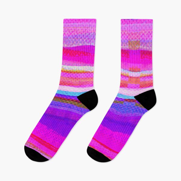 Item preview, Neon pink waves designed and sold by Kamaloca.