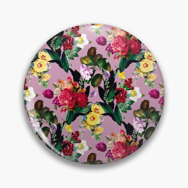 Artikelvorschau, Blumen in einem diamantenen Blumenkettenmuster, dekoratives Muster, modernes Design, Blumen-Wiederholungsmuster, rote Blumen entworfen und verkauft von ZeinabTaha.
