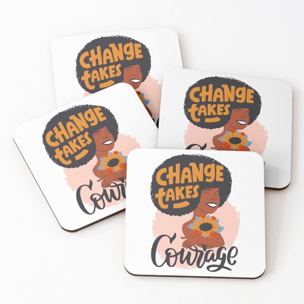 Item preview, Change takes courage designed and sold by Faissal Thomass.