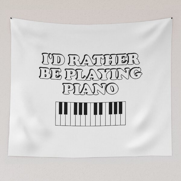 Item preview, Rather be playing piano - piano player designed and sold by Inspirationmotivation.