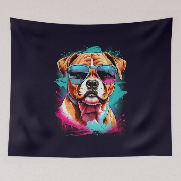 Item preview, Sunglasses Boxer Dog - Cool design for stylish dog owners designed and sold by brindled.