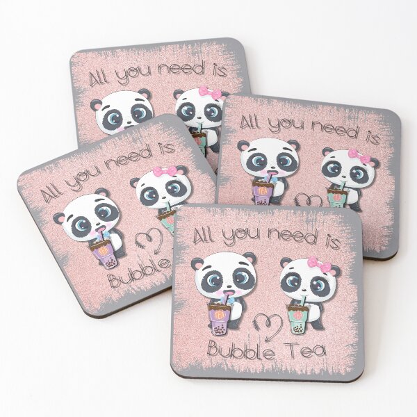 Item preview, Bubble Tea, sweet panda, funny pandas, All you need is Bubble Tea, Panda, scratched, designed and sold by GOLDENGARDENART.