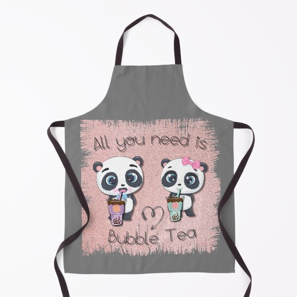 Item preview, Bubble Tea, sweet panda, funny pandas, All you need is Bubble Tea, Panda, scratched, designed and sold by GOLDENGARDENART.