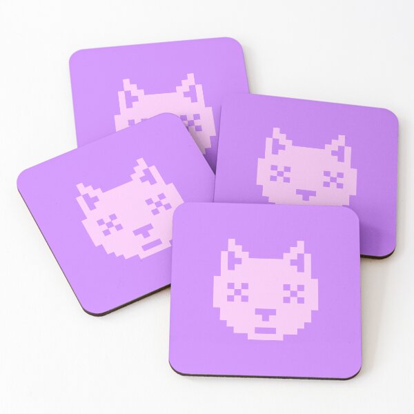 Item preview, Peak Curiosity Unlocked (Pastel Version) Cat Pixel Art designed and sold by HeatherUnderground.