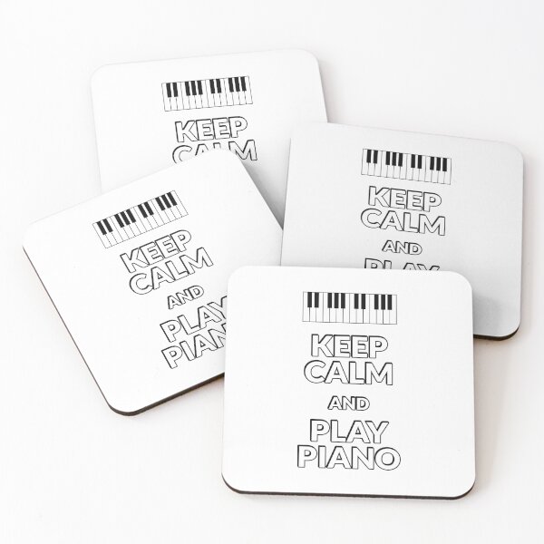 Item preview, Keep Calm and Play Piano  designed and sold by Inspirationmotivation.