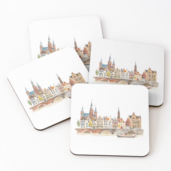 Item preview, Colorful city designed and sold by LianeLamoglia.