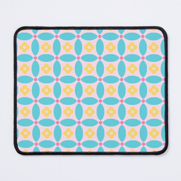 Item preview, Modern Elegant Abstract Decorative Pink Yellow Flowers Floral Green Leaves Pattern designed and sold by wenjunior.