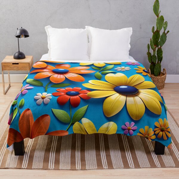 Artikelvorschau, Colorful Summer Flower Pattern entworfen und verkauft von TheArtOfPat.