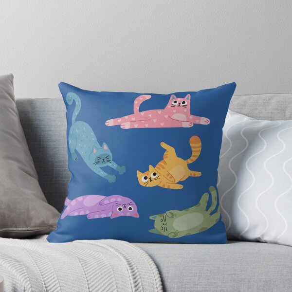 Item preview, Stickers colorful cats designed and sold by LianeLamoglia.