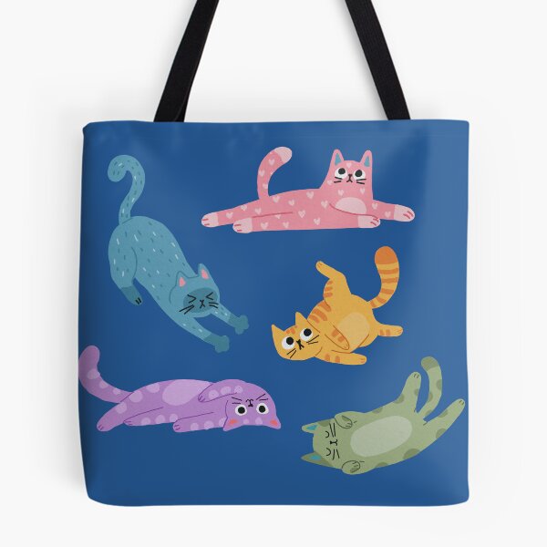 Item preview, Stickers colorful cats designed and sold by LianeLamoglia.
