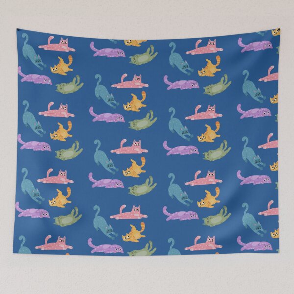 Item preview, Stickers colorful cats designed and sold by LianeLamoglia.