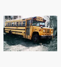 Appalachian School Bus Photographic Print