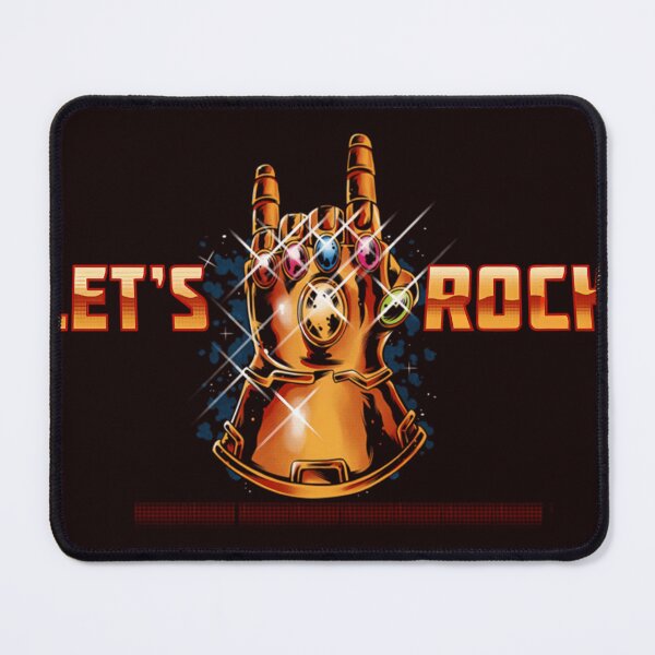 Item preview, Lets Rock Infinity Gauntlet Tee Infinitytee Rock Music designed and sold by UnathiNtshaase.