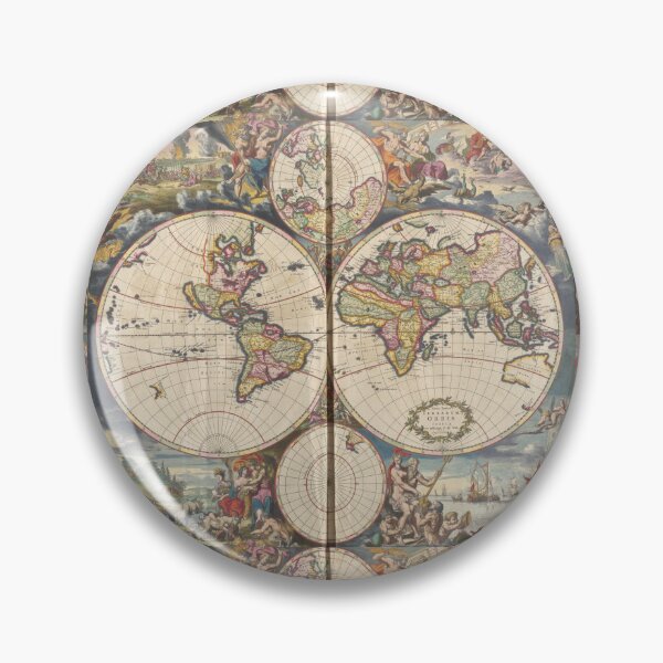 Item preview, Old Vintage World Atlas Map designed and sold by Retro-Reverie.