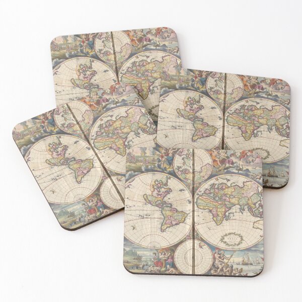 Item preview, Old Vintage World Atlas Map designed and sold by Retro-Reverie.