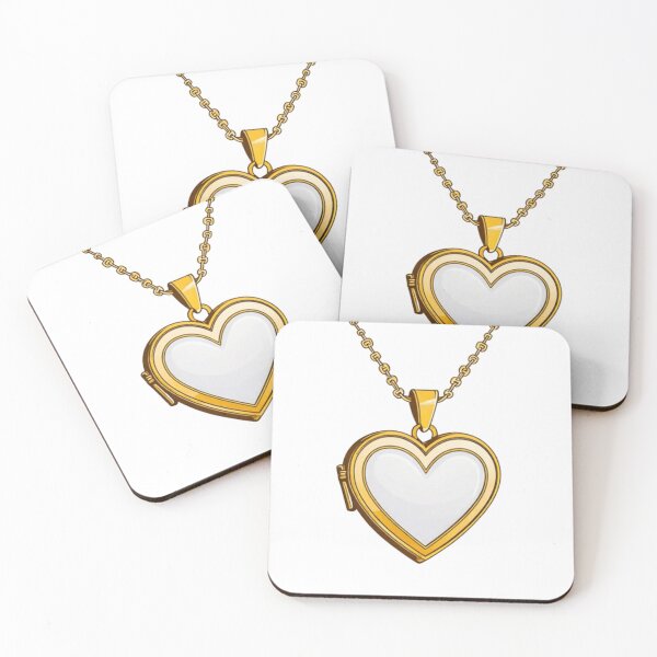 Item preview, Gold Heart Locket Necklace designed and sold by CraftyKayla26.