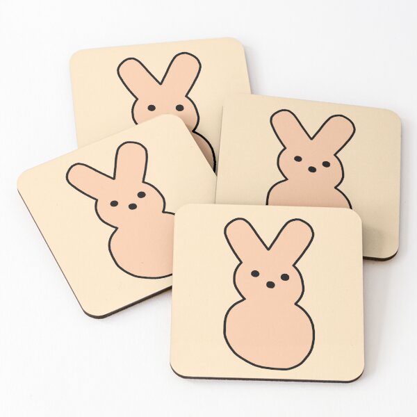Artikelvorschau, Orangefarbener Hase guckt entworfen und verkauft von SillyStarlight.